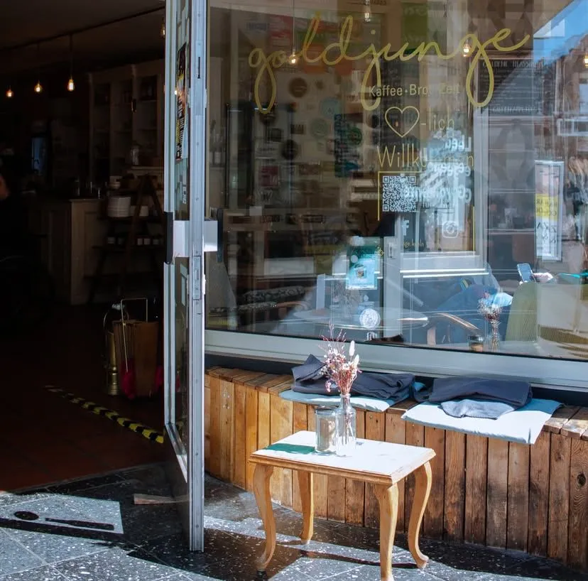 Außenansicht Café goldjunge Sülz Außenansicht Café goldjunge Sülz