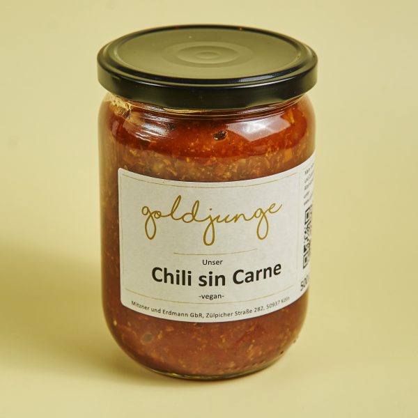 Chili sin Carne im Einmachglas