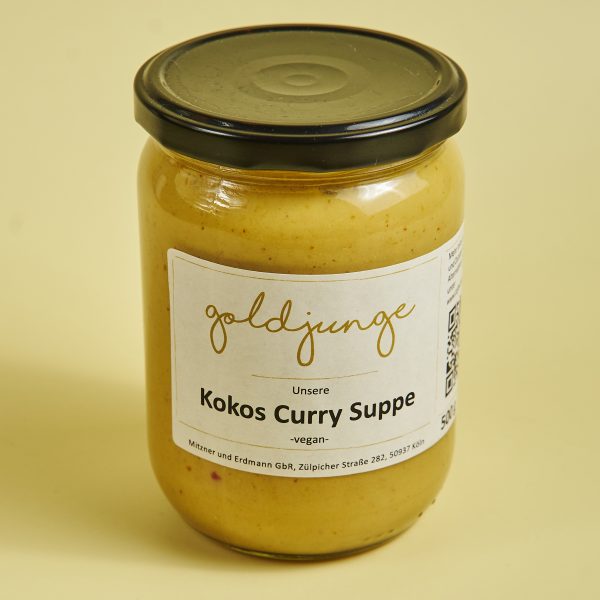 Kokos Curry Suppe im Einmachglas